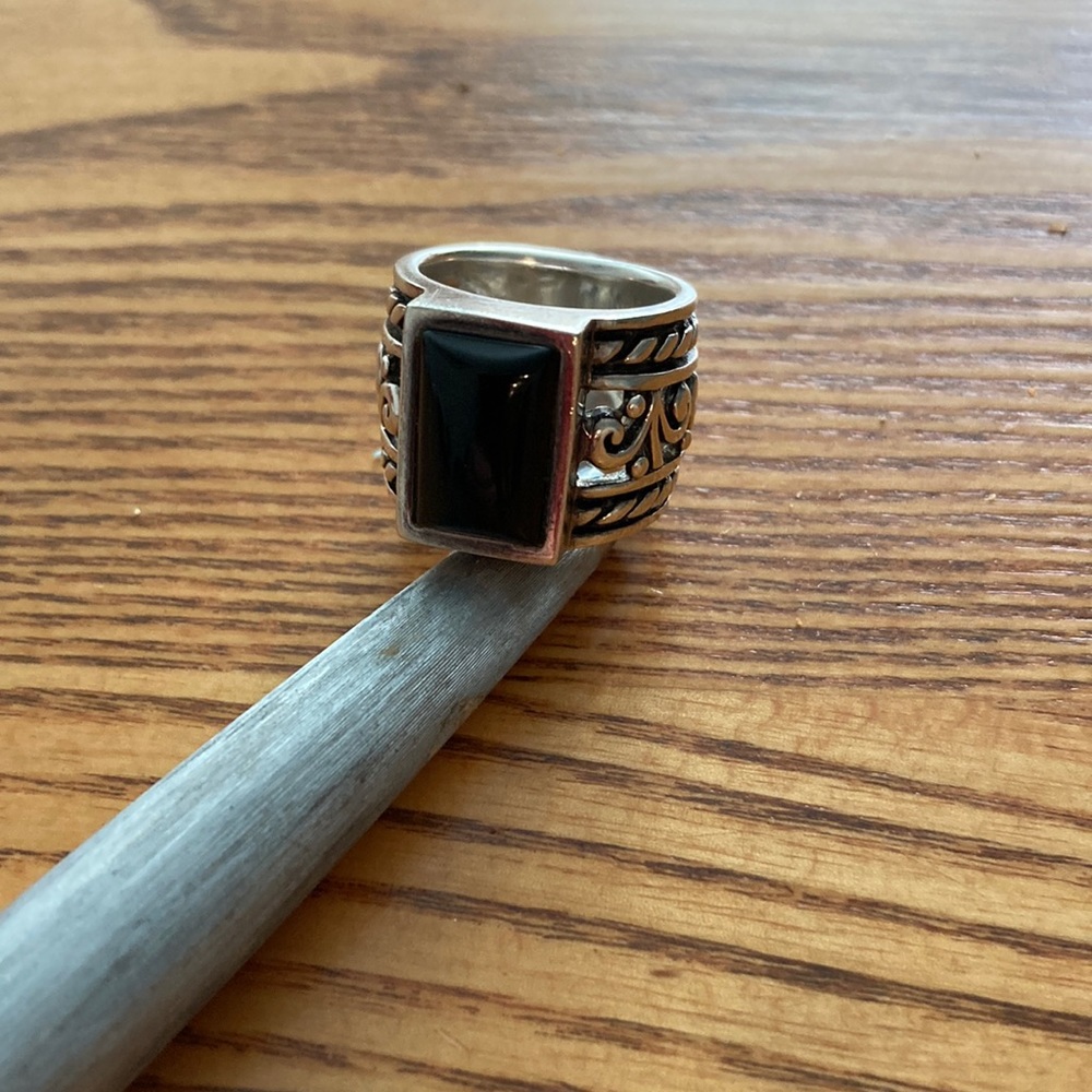 Silpada Sterling and Onyx Ring